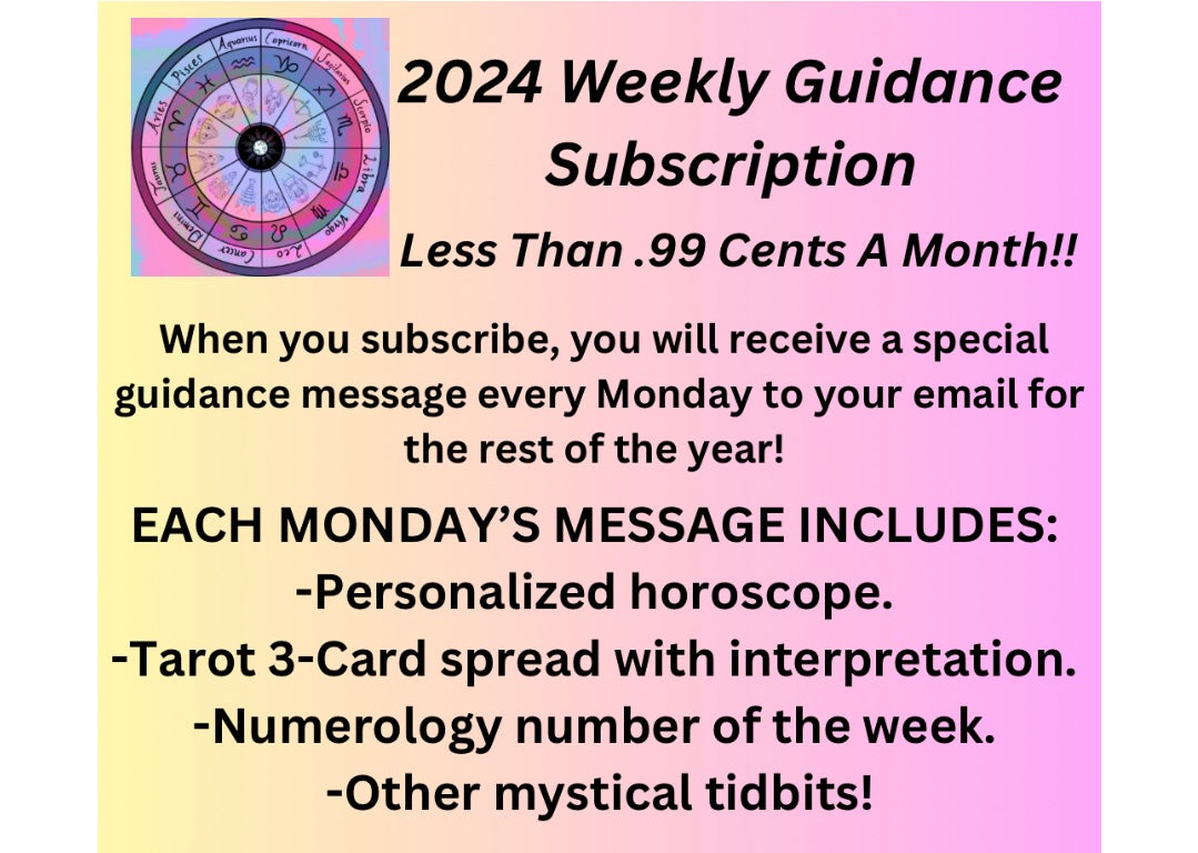 Weekly Guidance Subscription - FREE!